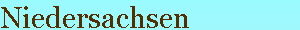 Niedersachsen
